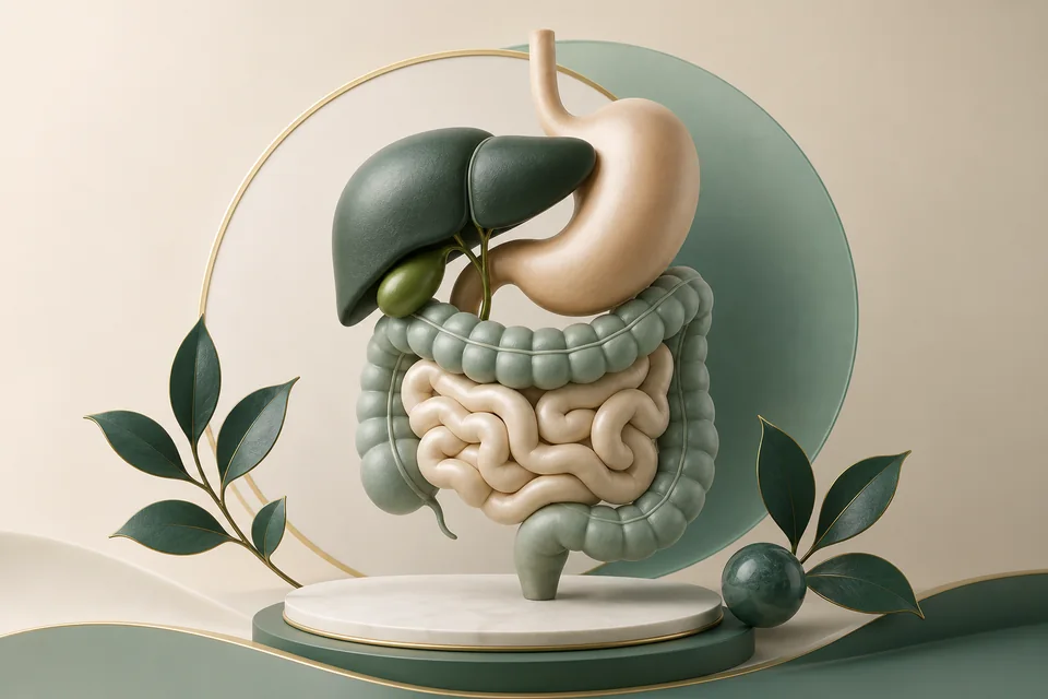 Ilustrasi medis Gastroenterologi & Hati